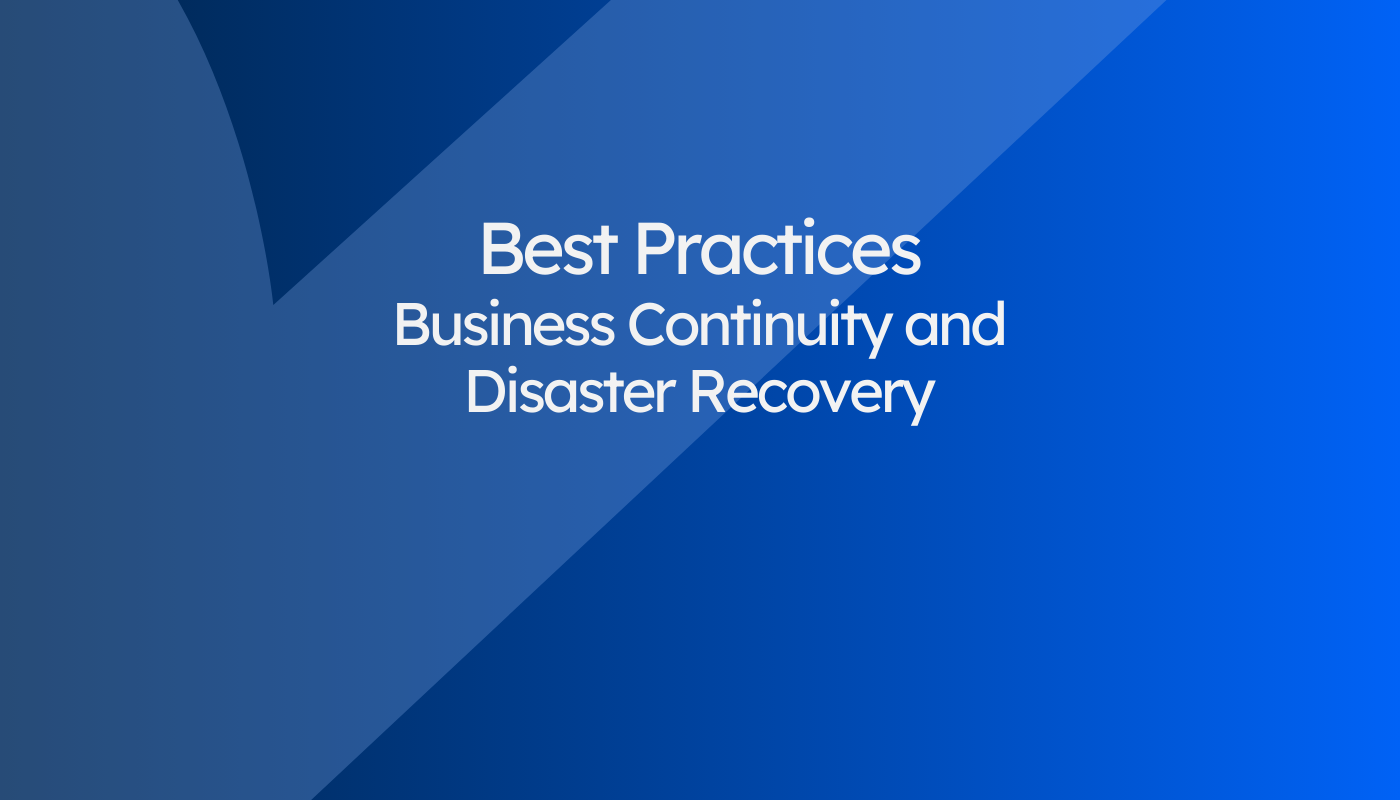 Best practices - business continuity-1