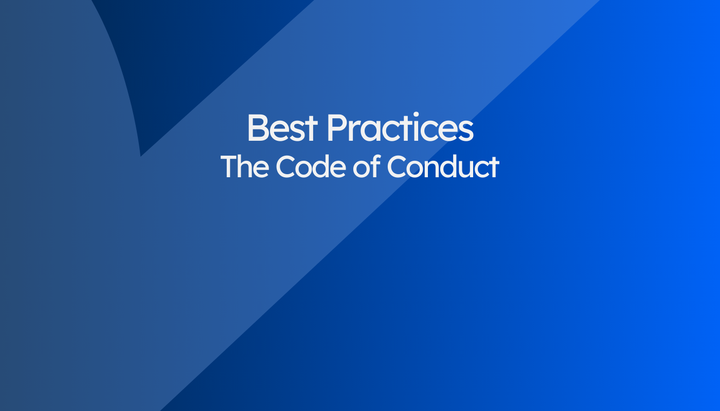 Best practices - code of conduct