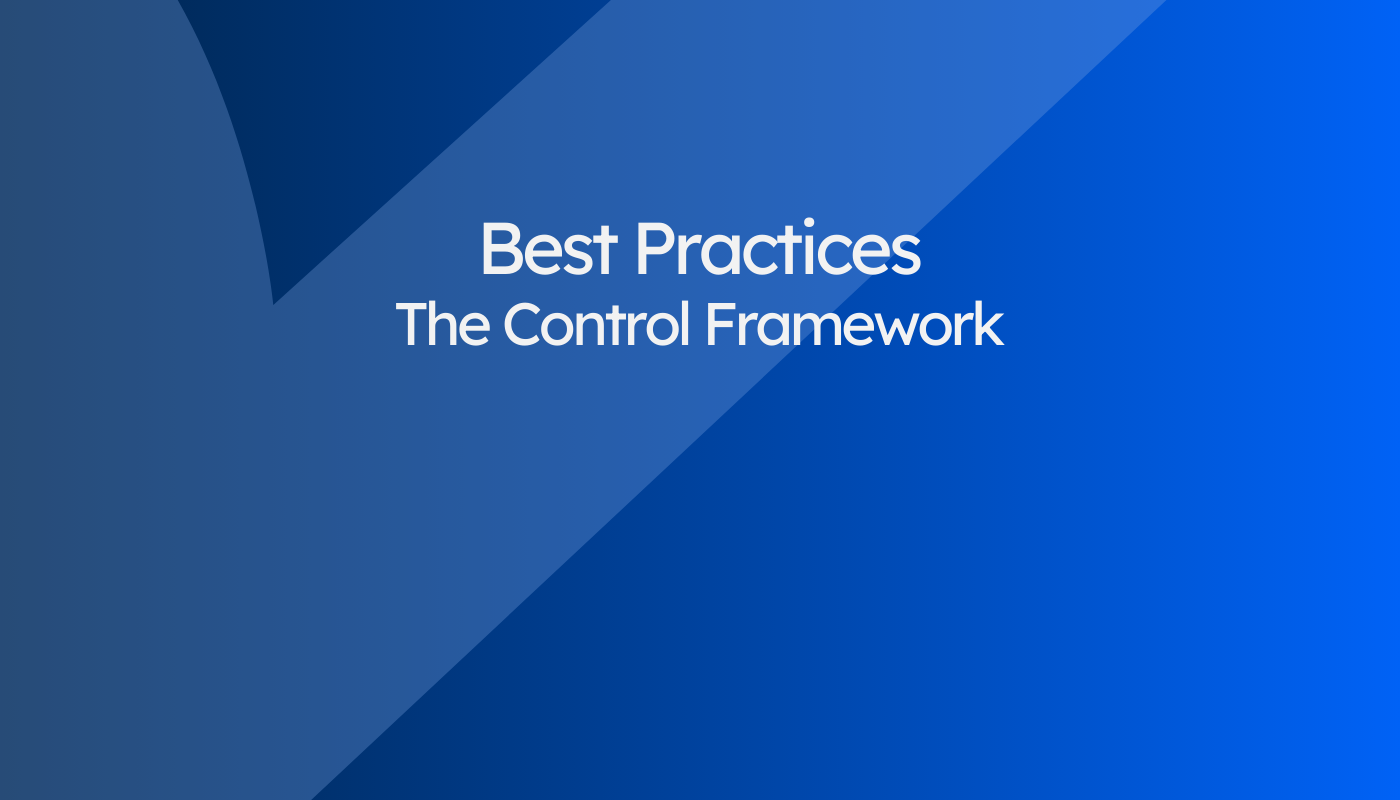 Best practices - control framework