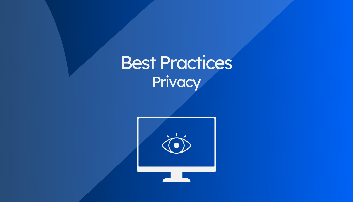 Best practices - privacy