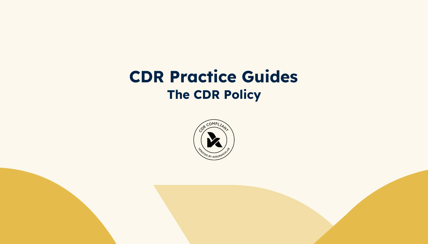 The CDR Policy